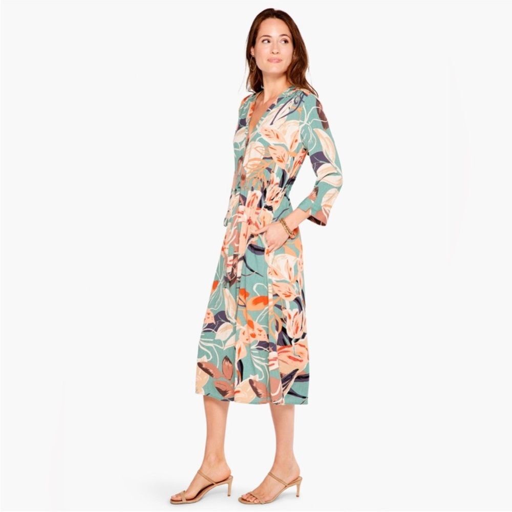 NWT NIC+ZOE Artful Floral Live In Dress XS